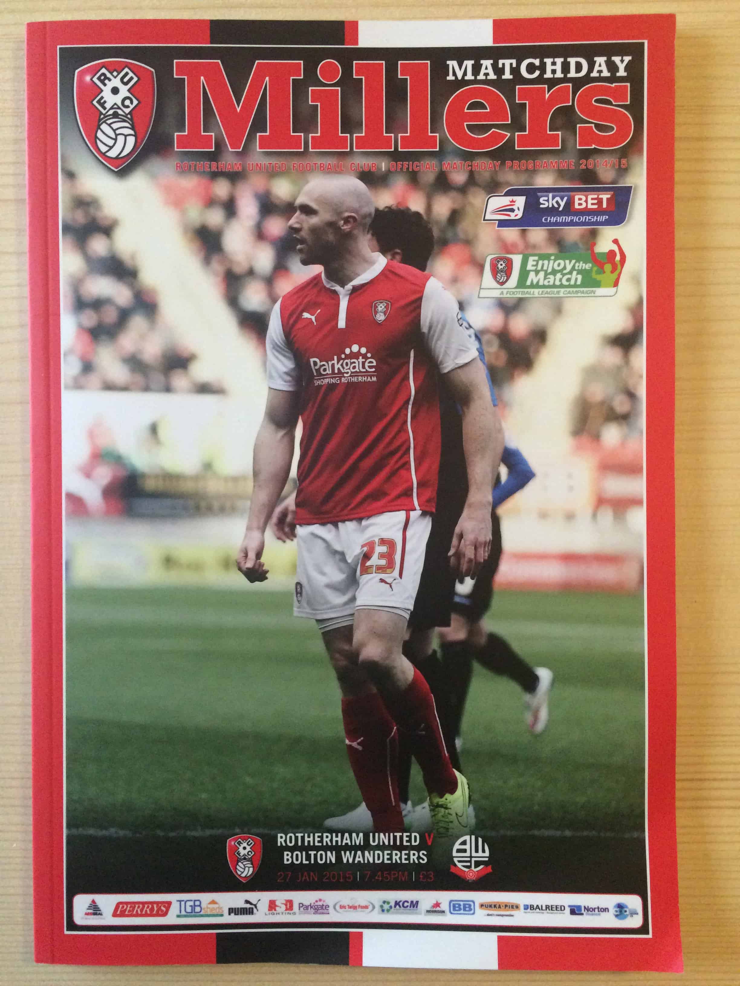 Rotherham United FC v Bolton Wanderers FC